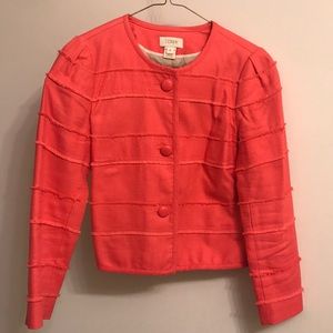 JCrew Fringed Blazer